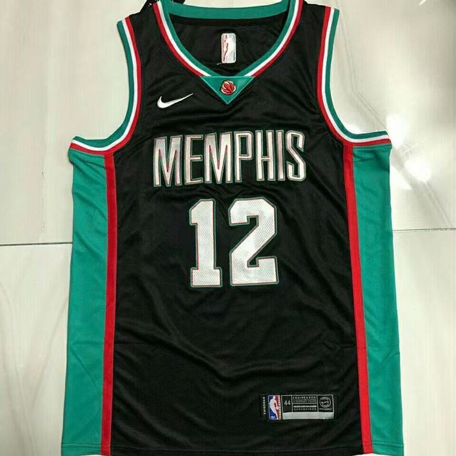 Grizzlies #12 Black Nike Jersey