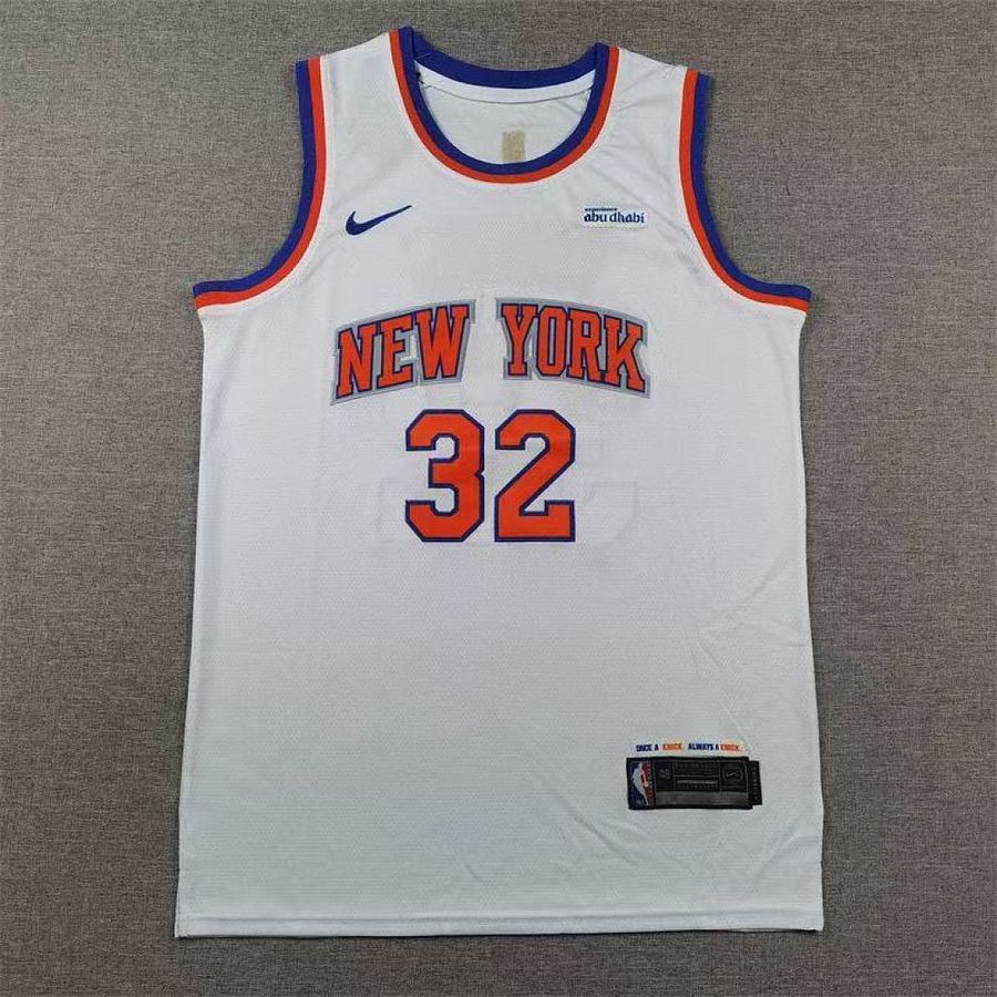 Knicks #32 White Nike Jersey