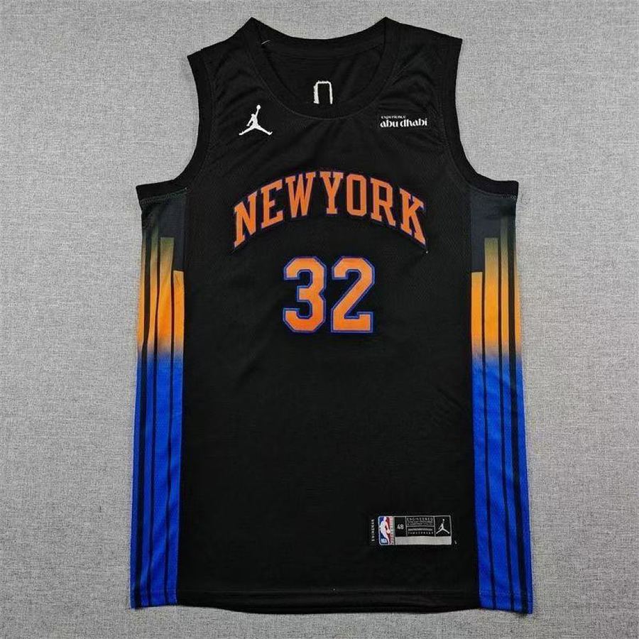 Knicks #32 Black Nike Jersey