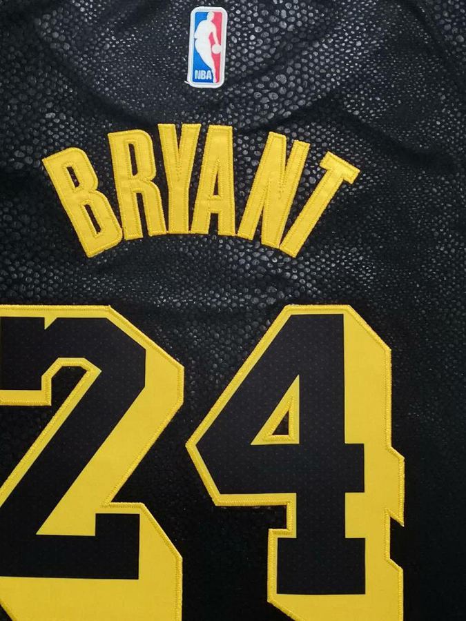 Lakers #24 Black City Edition Jersey