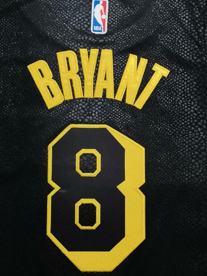 Lakers #8 Black City Edition Jersey