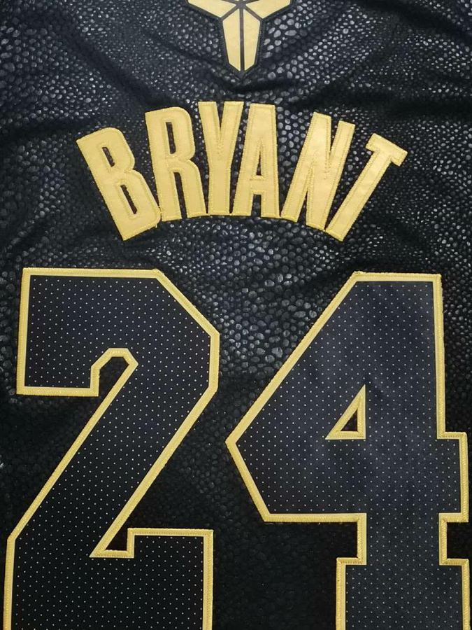 Lakers Black Gold Jersey