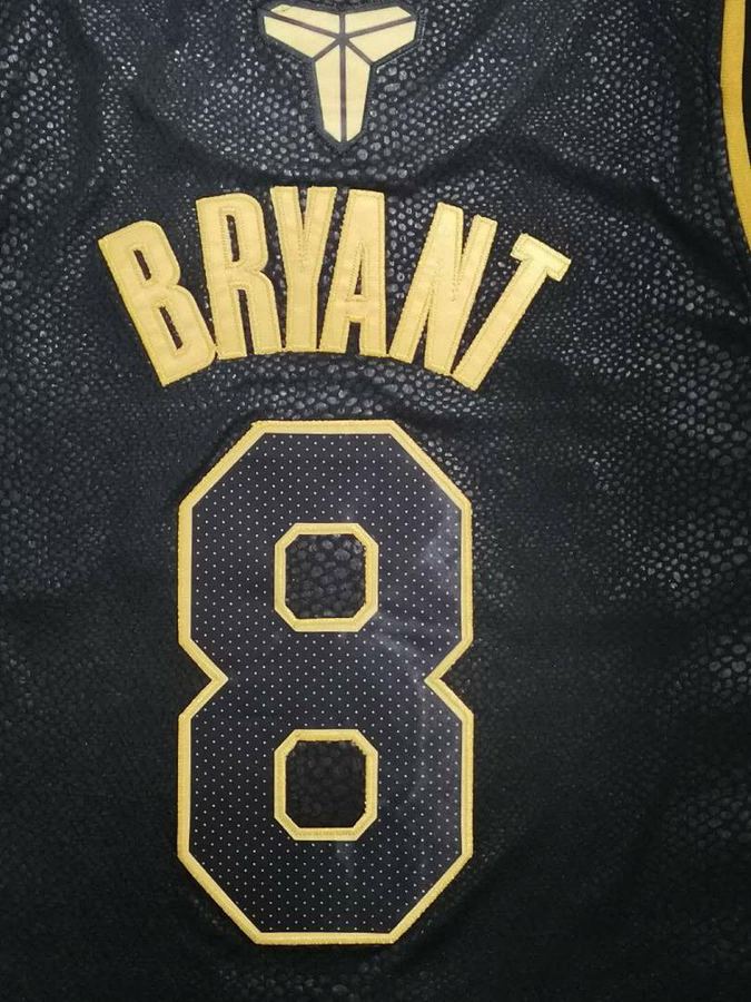 Lakers Black Gold Jersey