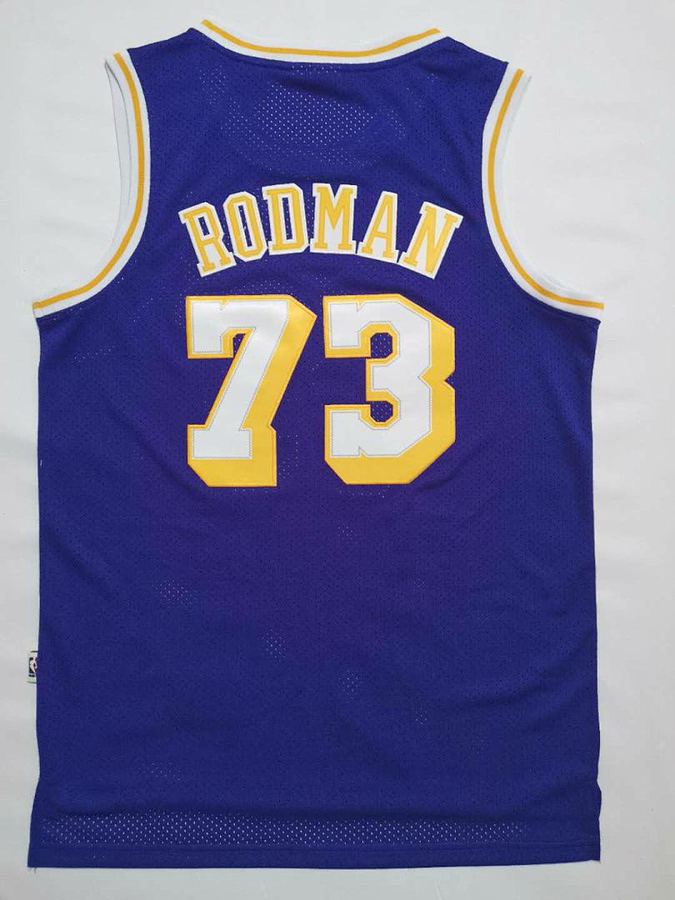 Lakers #73 Purple Retro Jersey