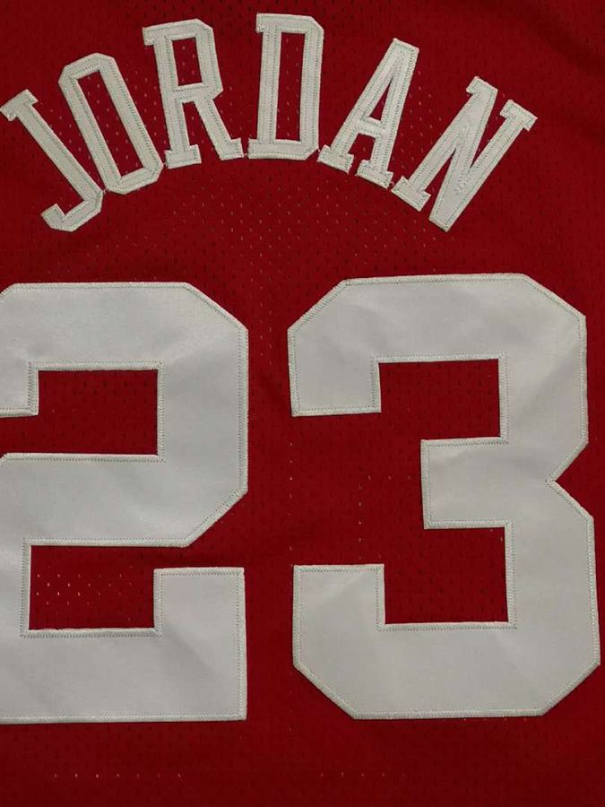 All-Star #23 Michael Jordan Red All-Star Jersey