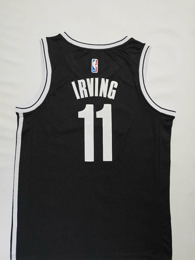 Nets #11 Black Nike Jersey