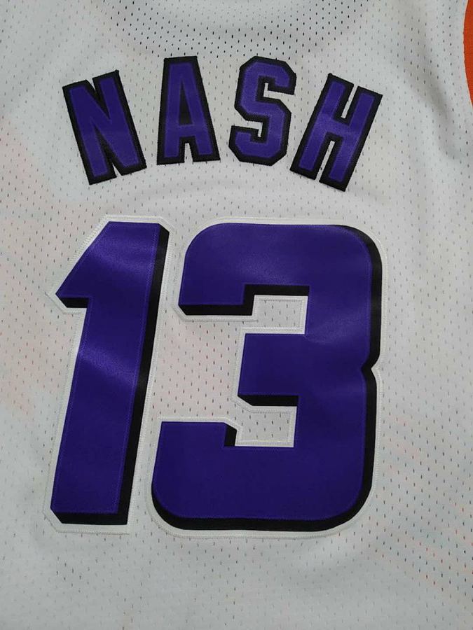 Suns #13 White Retro Jersey