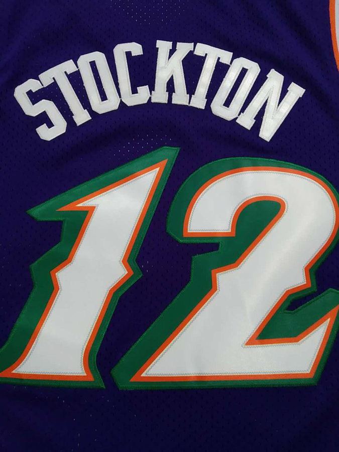 Jazz #12 Purple Retro Jersey