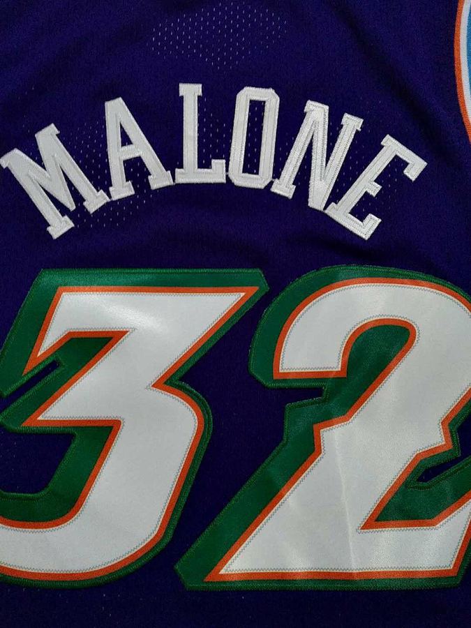 Jazz #32 Purple Retro Jersey