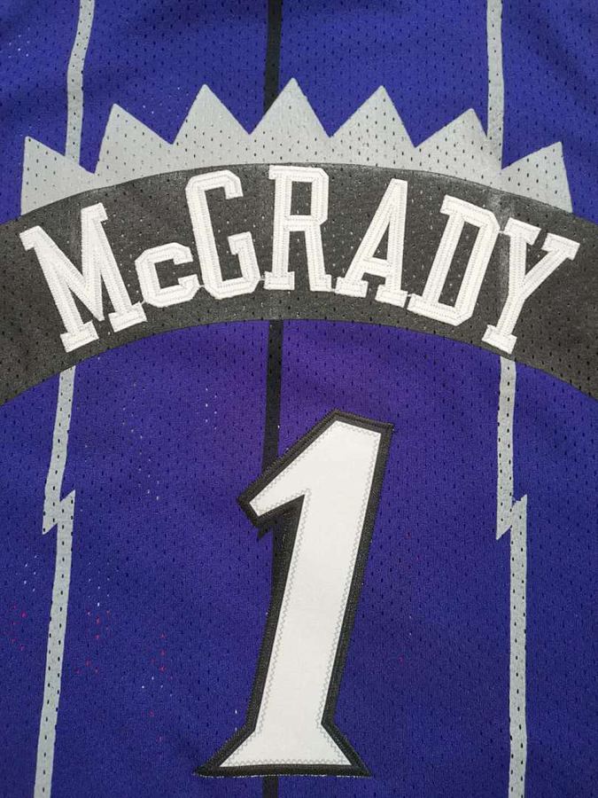 Raptors #1 White Retro Jersey