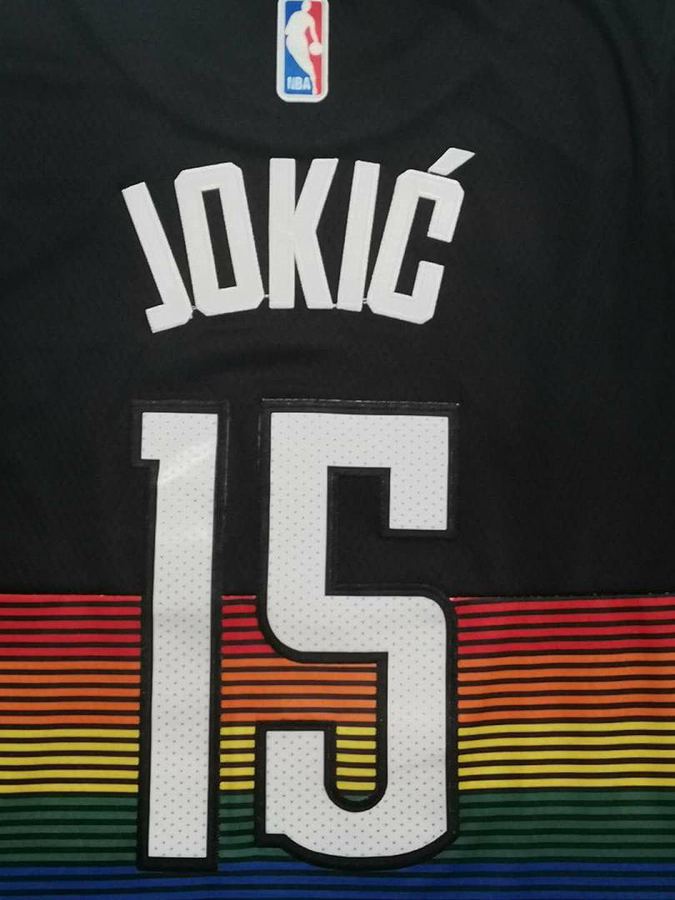 Nuggets #15 Black City Edition Jersey