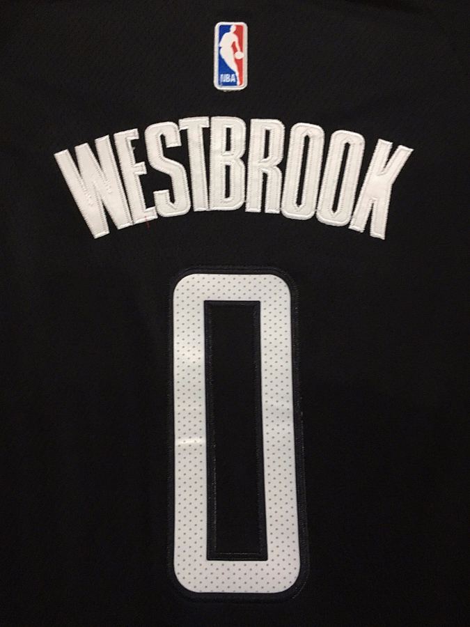 Rockets #0 Black Jersey