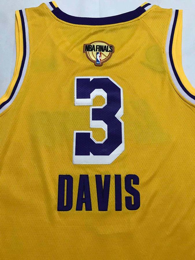 Lakers #3 Yellow Jersey