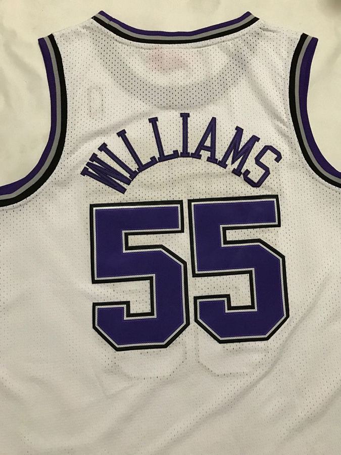 Kings #55 White Retro Jersey