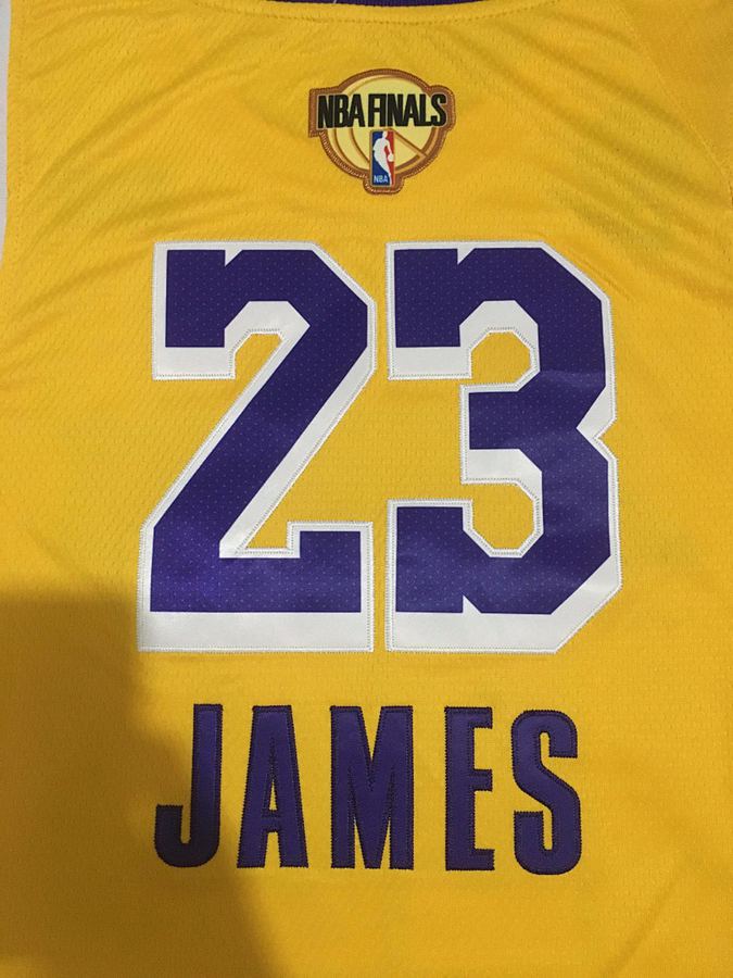 Lakers #23 Yellow Jersey