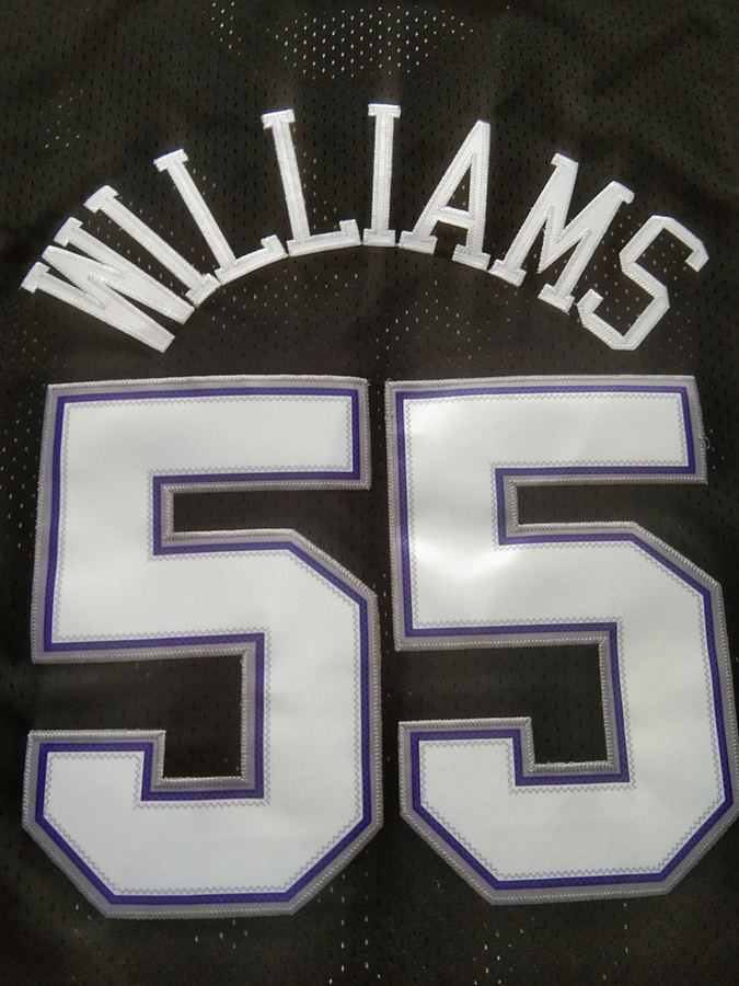 Kings #55 Black Retro Jersey