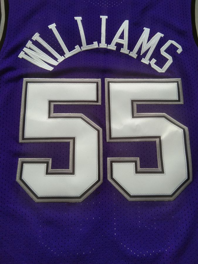 Kings #55 Purple Retro Jersey