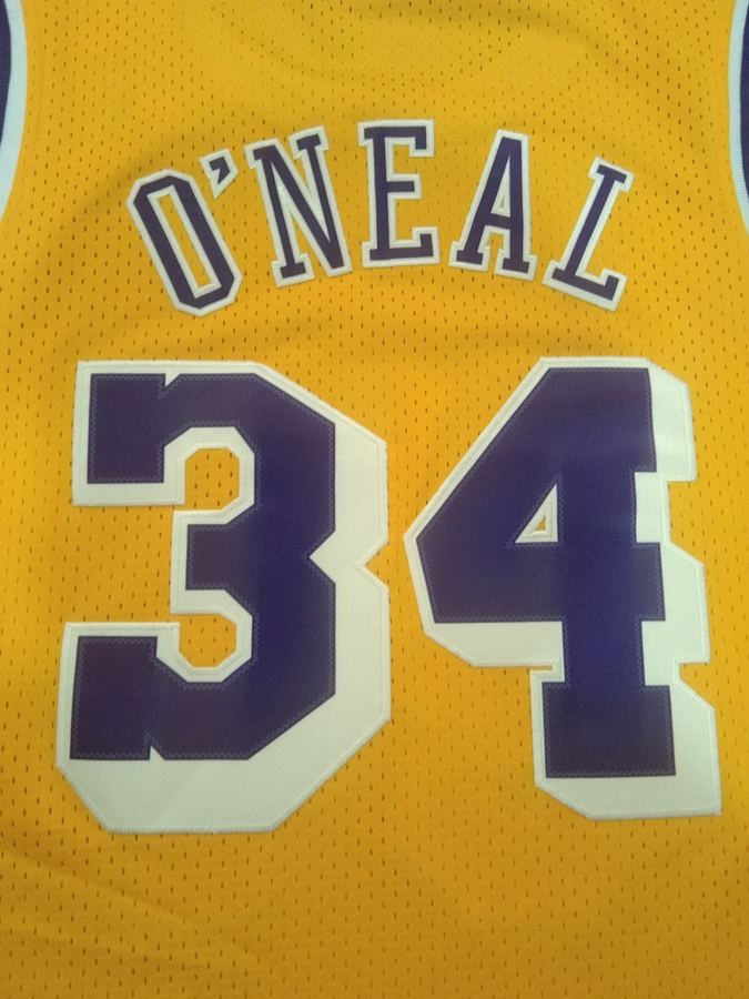 Lakers Yellow Retro Jersey