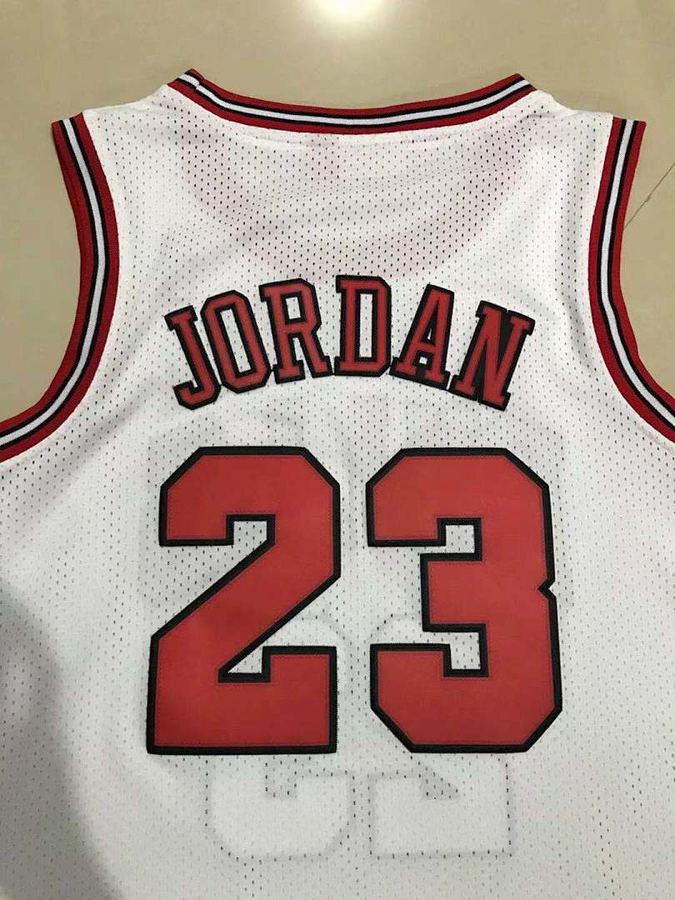 Michael Jordan White Retro Jersey