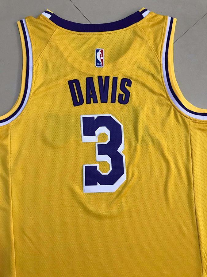 Lakers #3 Yellow Jersey