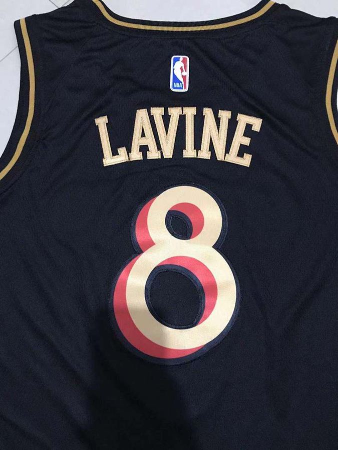 Bulls Zach LaVine Black City Edition Jersey