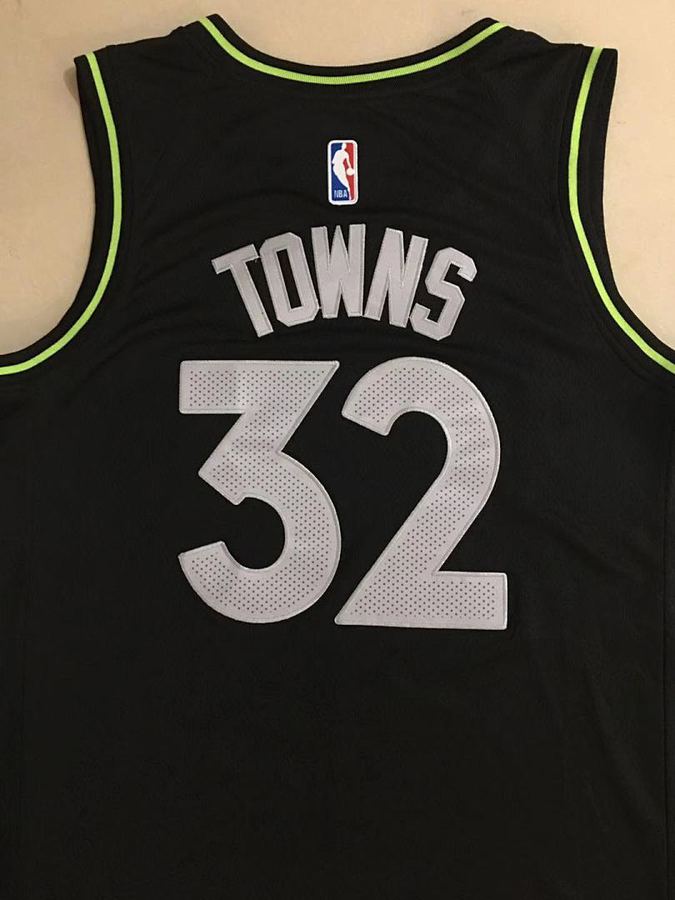 Timberwolves Black City Edition Jersey
