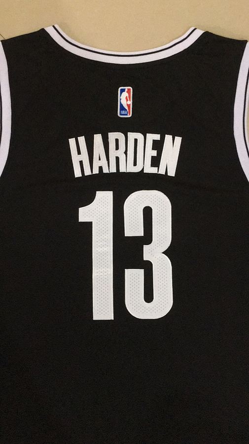 Nets James Harden Black Jersey