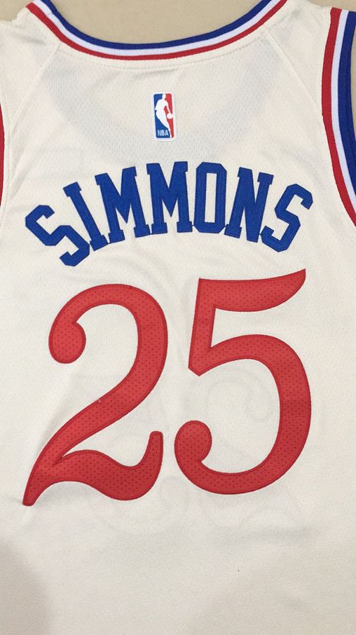 76ers White City Edition Jersey