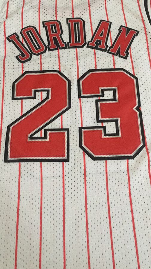 Bulls White Retro Jersey