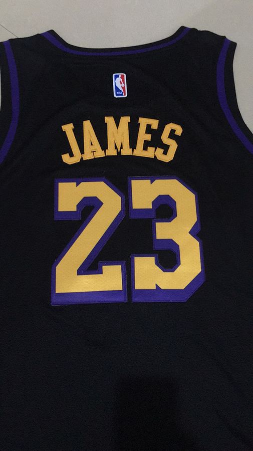 Lakers LeBron James Black Jersey