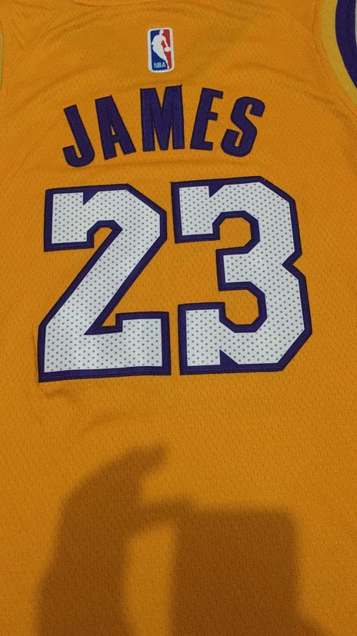Lakers Yellow Kids Jersey