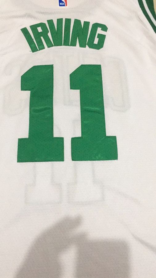 Celtics White Jersey