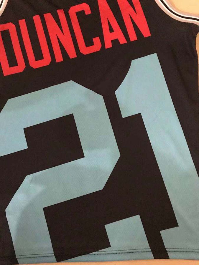 Spurs #21 Black Jersey