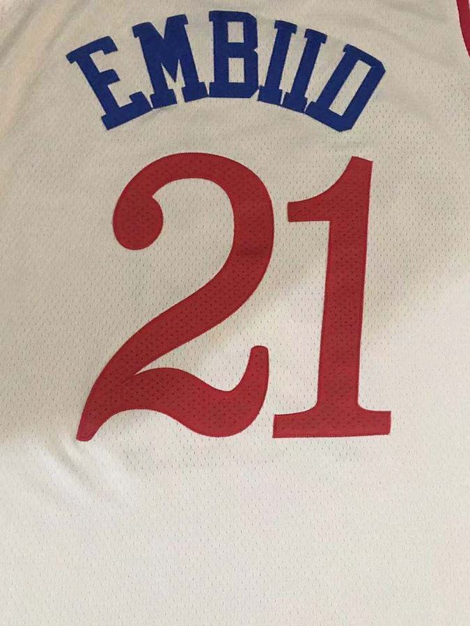 76ers Joel Embiid Off-White City Edition Jersey
