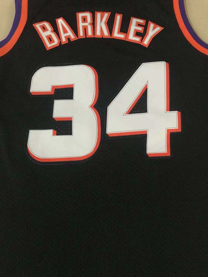 Suns Charles Barkley Black Retro Jersey