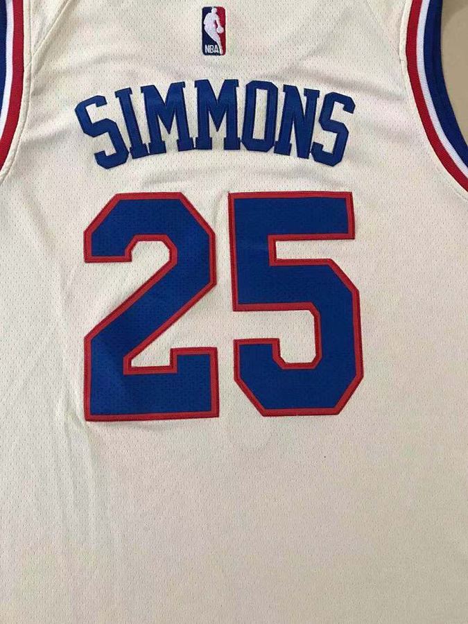 76ers White Rewards Jersey