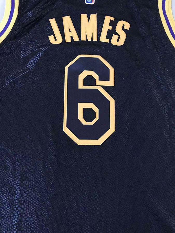 Lakers LeBron James Black Jersey