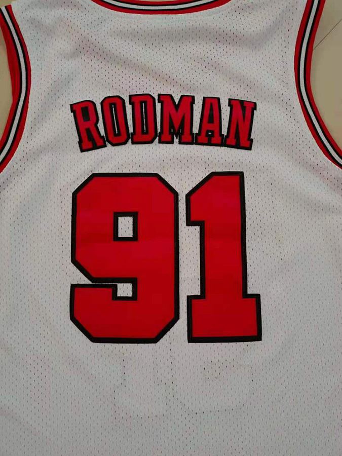 Bulls White Retro Jersey