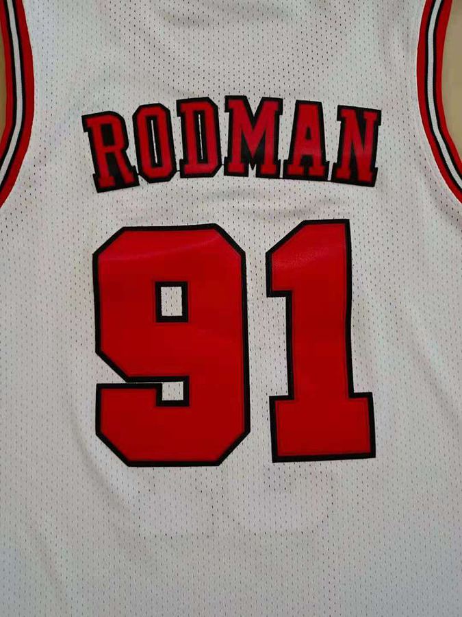 Bulls White Retro Jersey