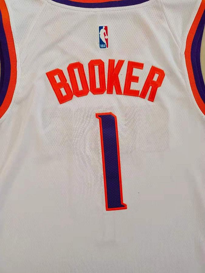 Suns #1 White Nike Jersey