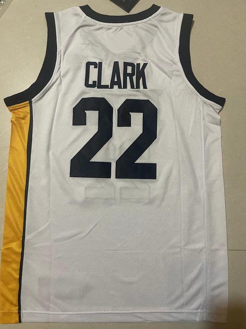 Caitlin Clark #22 White Jersey