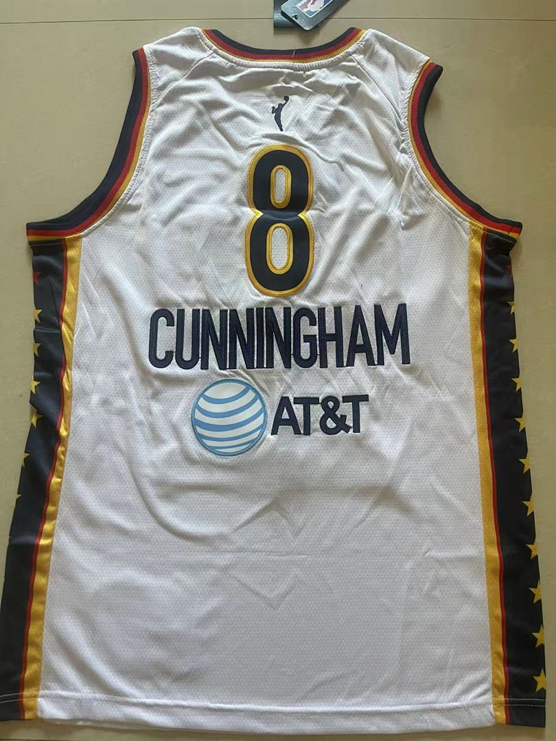 Caitlin Clark #8 White Jersey