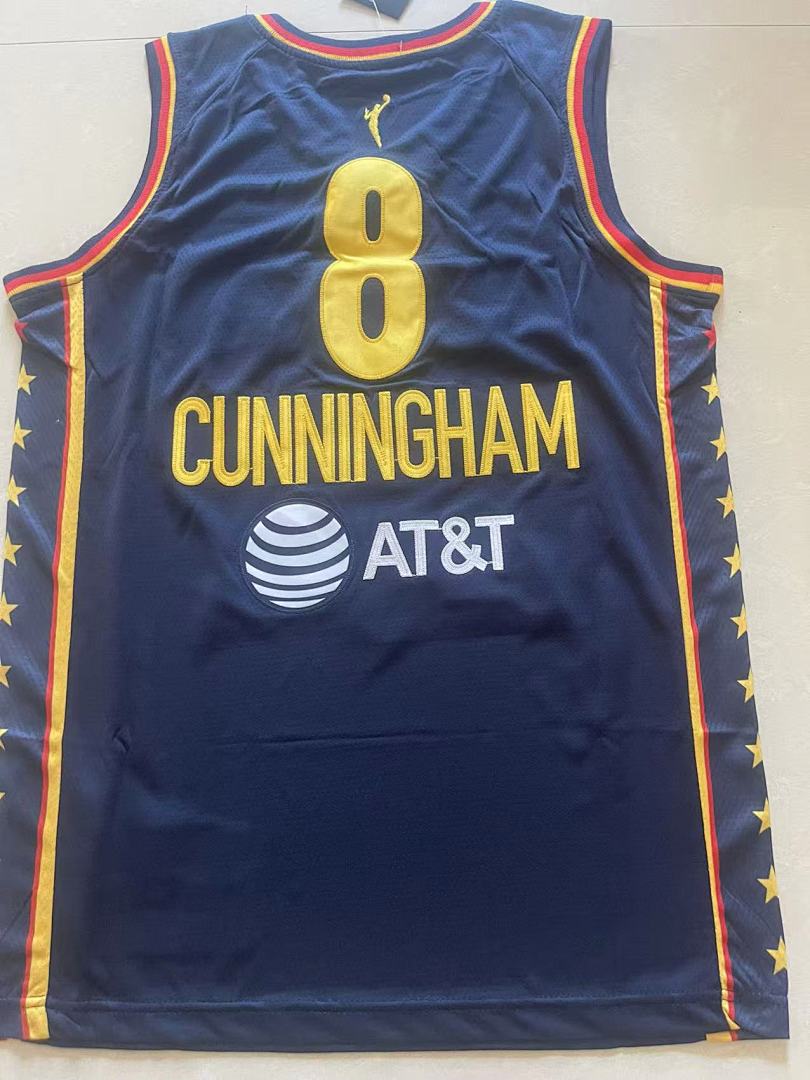 Caitlin Clark #8 Navy Blue Jersey