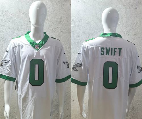 Eagles #2 White Retro Jersey
