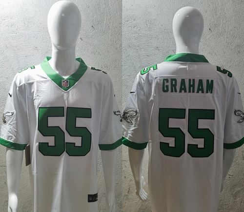 Eagles #2 White Retro Jersey