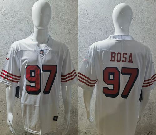49ers White Retro Jersey