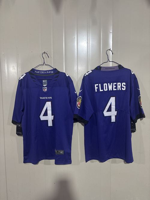 Ravens #4 Purple Jersey