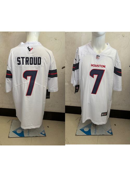 Texans #7 White Jersey