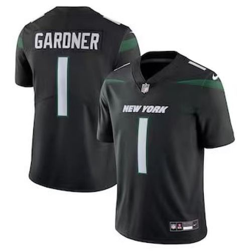 Jets #2 Black Jersey