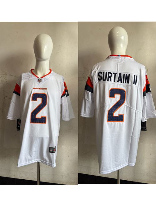 Broncos #2 White Jersey